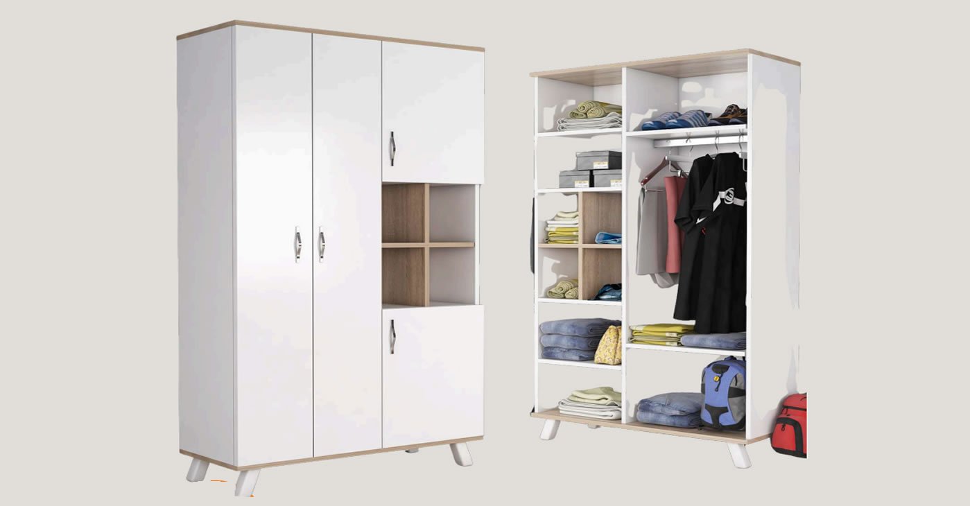 4 Kapaklı Gardırop